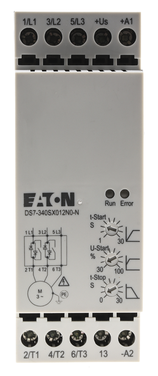 Eaton Soft Starter, , 5.5 kW, 460 V ac, 3 Phase, IP20