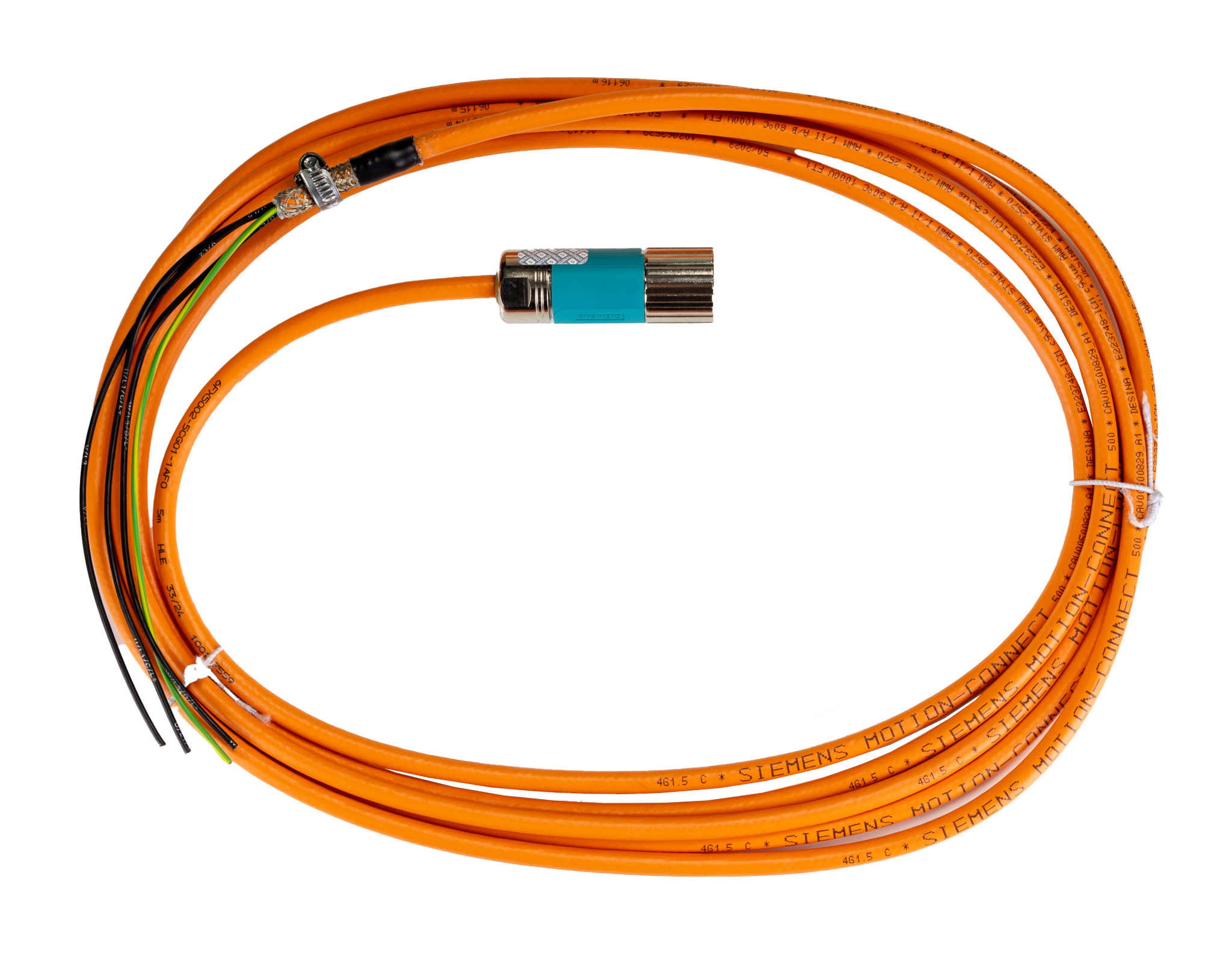 Siemens Power Cable 6FX5002 Series Cable for Use with Motor