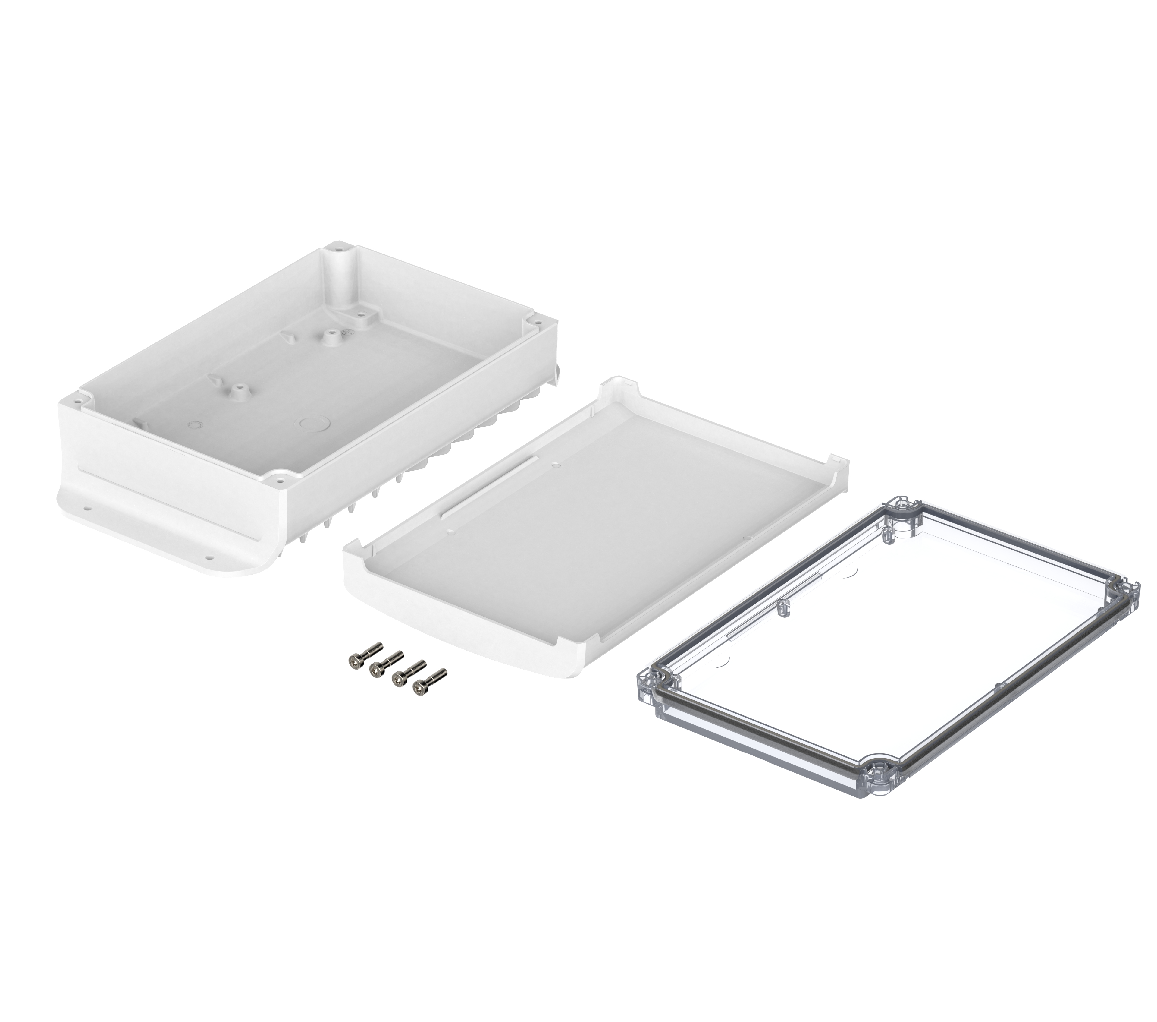 Bopla BoVersa Series White Polycarbonate General Purpose Enclosure, 258 x 140 x 66.5mm