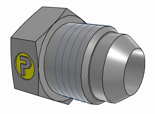 Parker Blanking Plug 10mm x 21mm