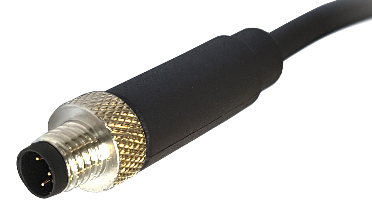 Bulgin Male/Female M8 to Unterminated 5 way Free End Sensor Actuator Cable