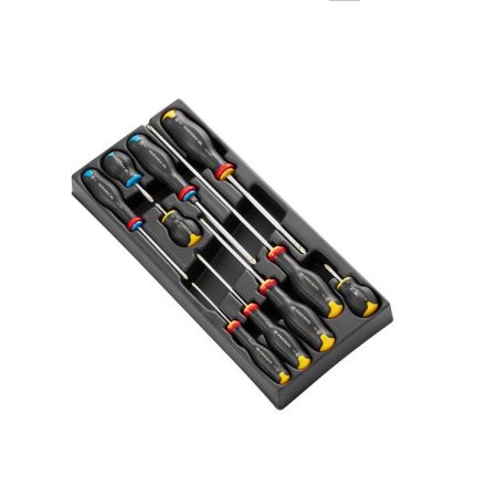 Facom Phillips; Pozidriv Screwdriver Set, 10-Piece