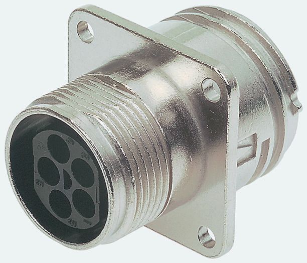 TE Connectivity Circular Connector, 24 Contacts, Panel, Standard Connector, Socket, Male, IP67, CMC Series