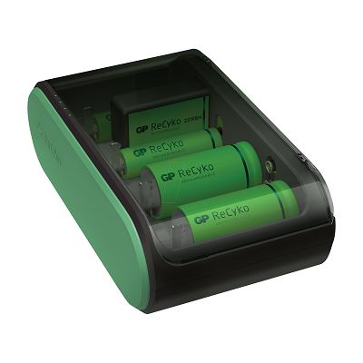 Gp Batteries B631 Battery Charger For 9V, AA, AAA, C, D 6 Cell 2.8V 290mA