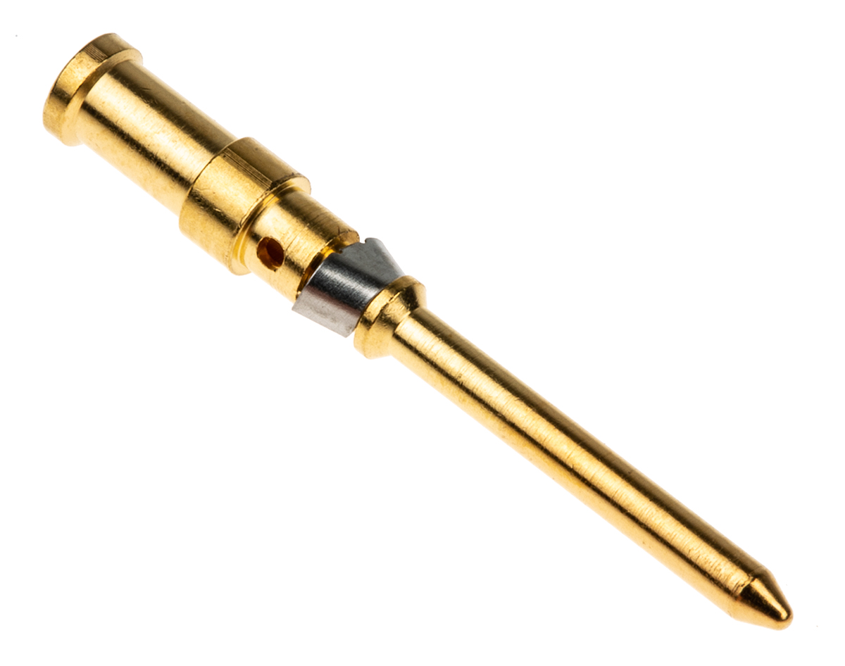 HARTING Han Contacts Male 10A Crimp Contact Minimum Wire Size 1mm² Maximum Wire Size 1mm² for use with Heavy Duty Power