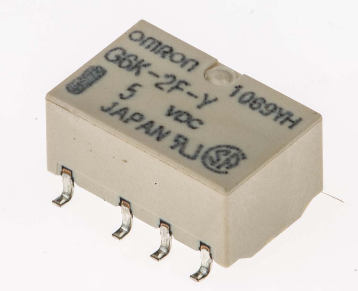 Omron Surface Mount High Frequency Relay, 5V dc Coil, DPDT