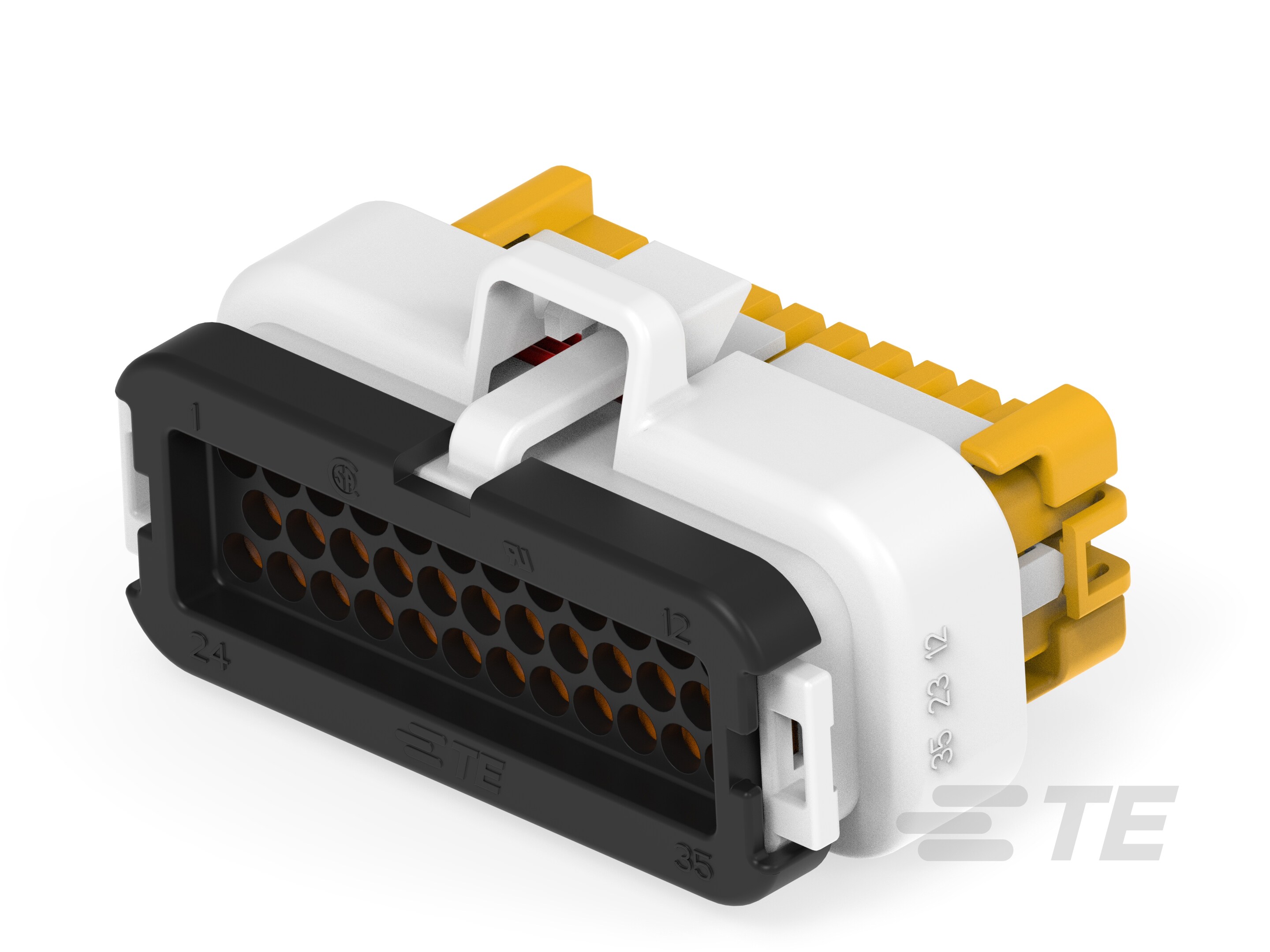 TE Connectivity, 2371, AMPSEAL Female 35 Way Housing For Female Terminals for use with Automotive Connectors