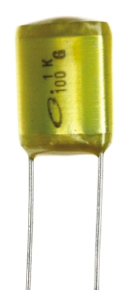 Nichicon YX Polyester Film Capacitor, 50V dc, ±10%, 330nF, Radial