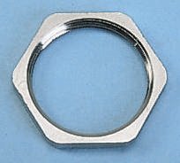 SES Sterling Brass Cable Gland Locknut, PG21 Thread