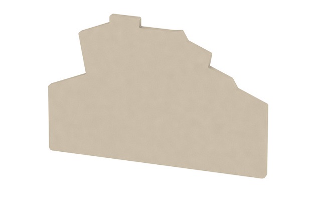 Weidmuller Z Series End Cover for Use with Terminal ZDK 2.5-2, Terminal ZDK 2.5-2 BL, Terminal ZDK 2.5-2 PE, Terminal