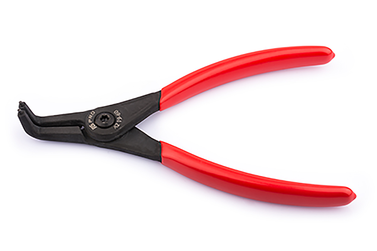RS PRO Circlip Pliers, 180 mm Overall, Bent Tip
