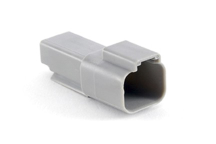 Amphenol Industrial, AT Automotive Connector Socket Grey Cable Mount 2 Way, Crimp Termination AT04-2P-RD01