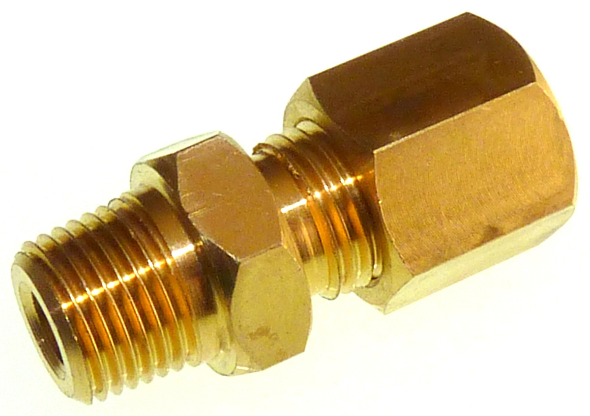 RS PRO 1/8 NPT Compression Fitting for Use with Thermocouple or PRT Probe, RoHS Compliant Standard