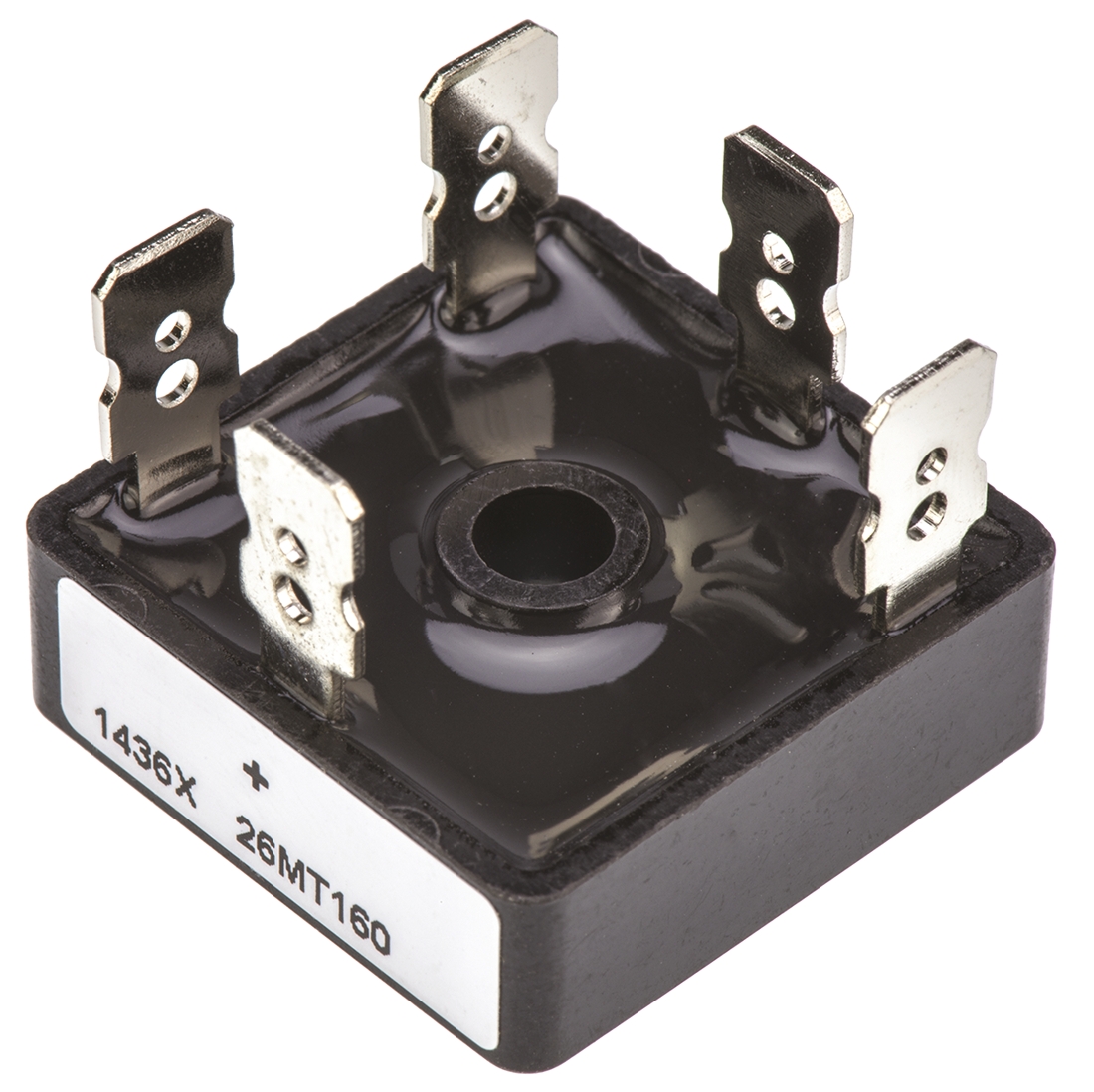 Vishay Bridge Rectifier, 25A, 1600V, 3-phase, 5-Pin