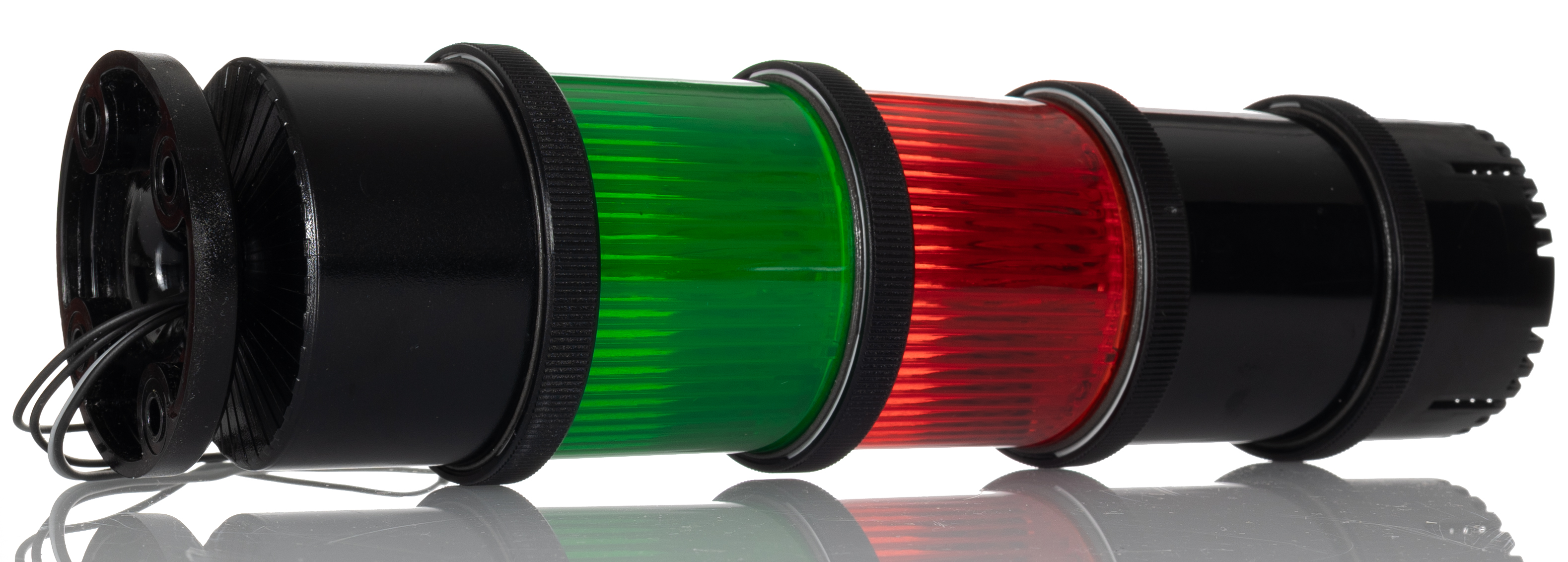 RS PRO Green/Red Signal Tower, 12 Lights, 12 → 24 v ac/dc, Screw Mount