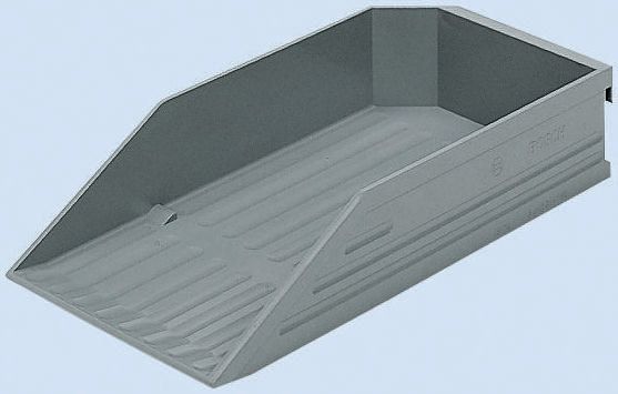 Bosch Rexroth Plastic Storage Bin, 277mm x 131mm x 54mm, Black