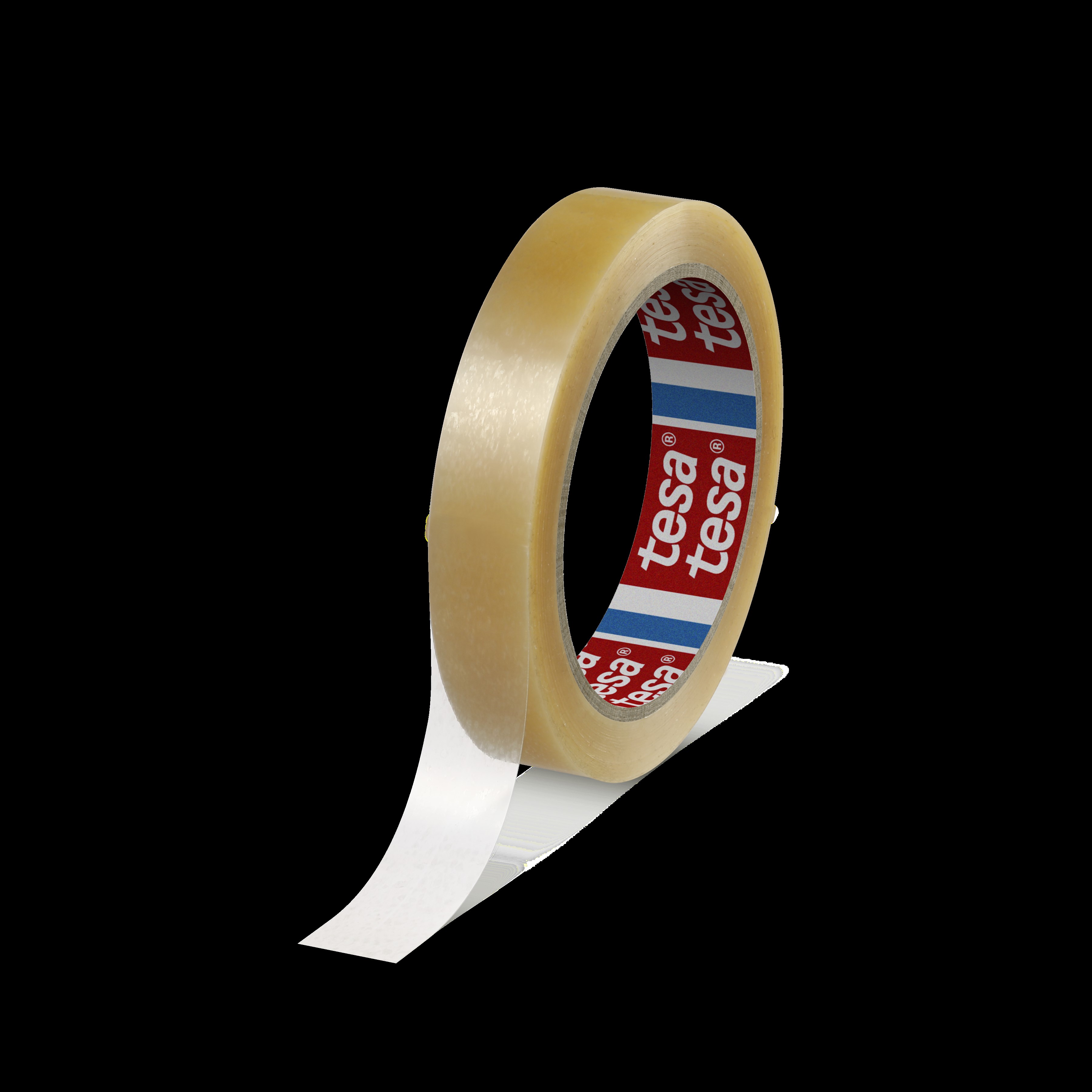 Tesa 4204 Transparent Packing Tape, 66m x 19mm