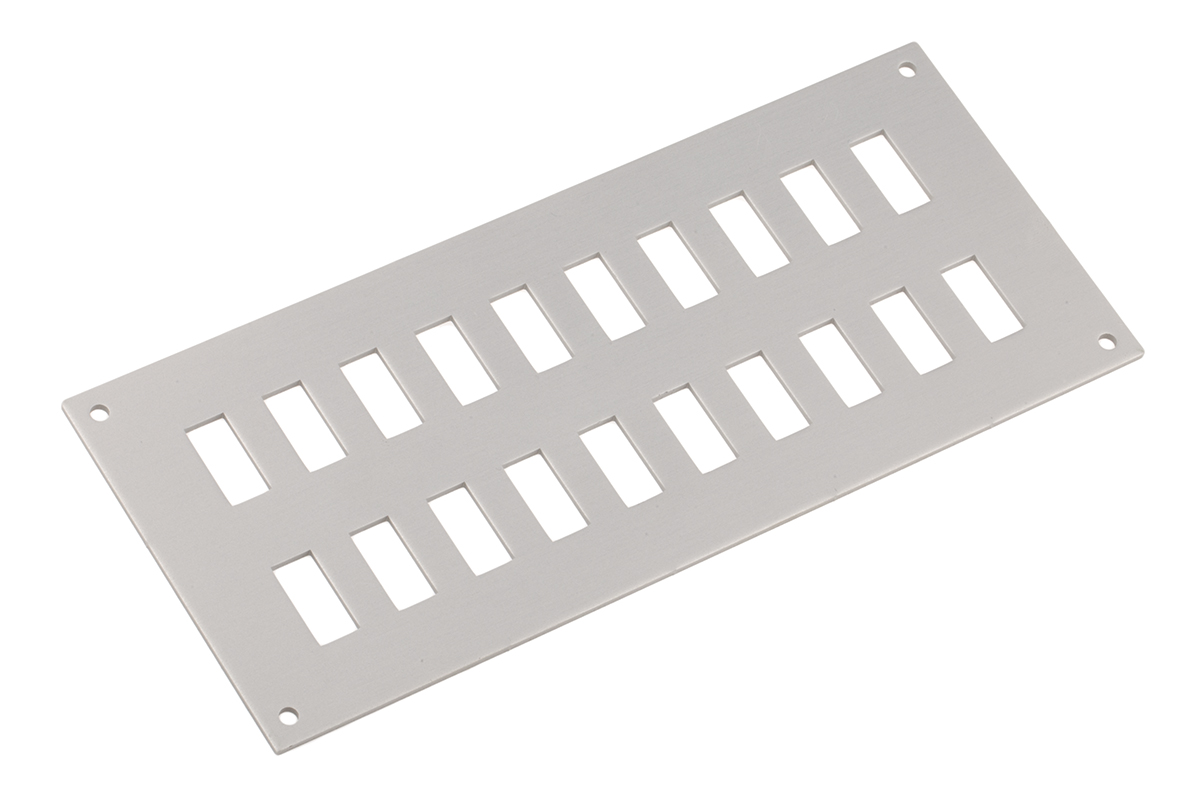 RS PRO Miniature Thermocouple Panel for Use with Up To 20 Fascia Sockets, RoHS Standard