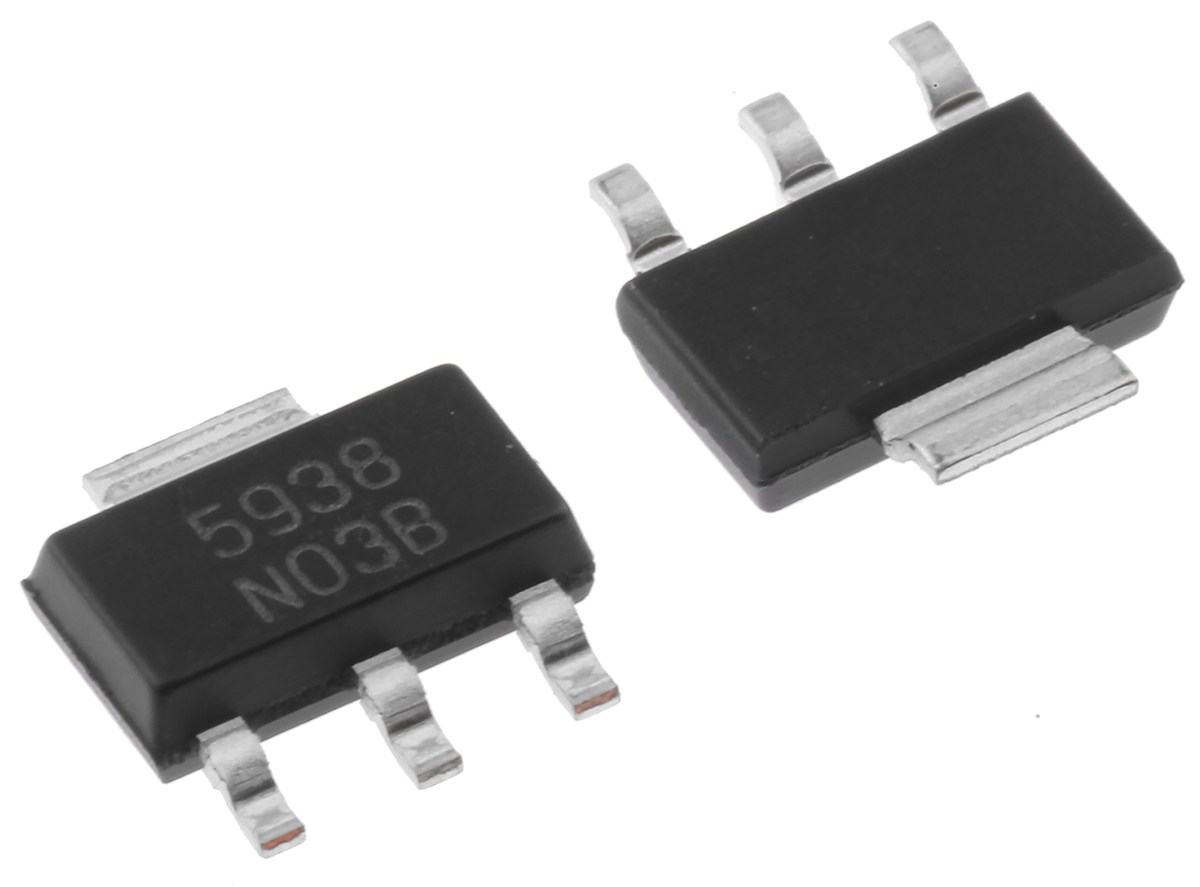 Texas Instruments, Voltage Regulator 15V SOT-223 4-Pin