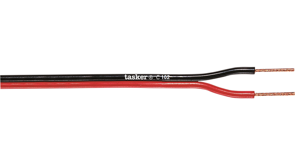Tasker 2 Core Audio Cable, 1.5 mm² CSA, 100m, Red