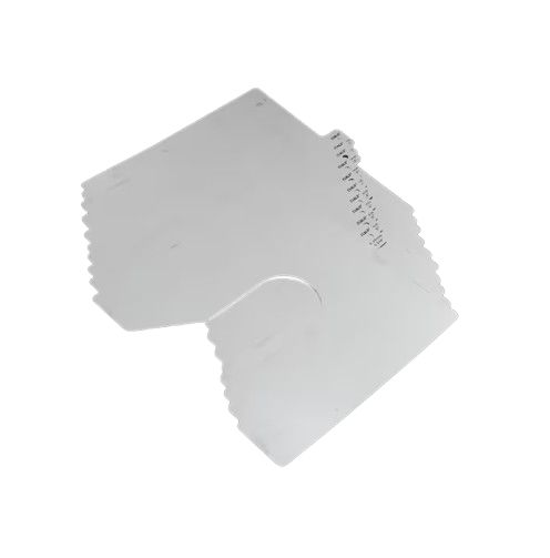 Grey Stainless Steel Pre-Cut Shim, 200mm x 200mm x 0.05mm