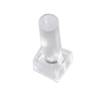 VLP-400-F Bivar, PCB Mounted LED Light Pipe, Clear Flat Lens