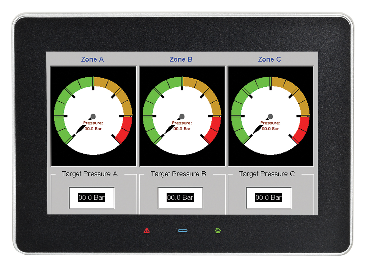 Red Lion GRAPHITE Series Programmable Touch Screen HMI - 7 in, TFT Display, 800 x 480