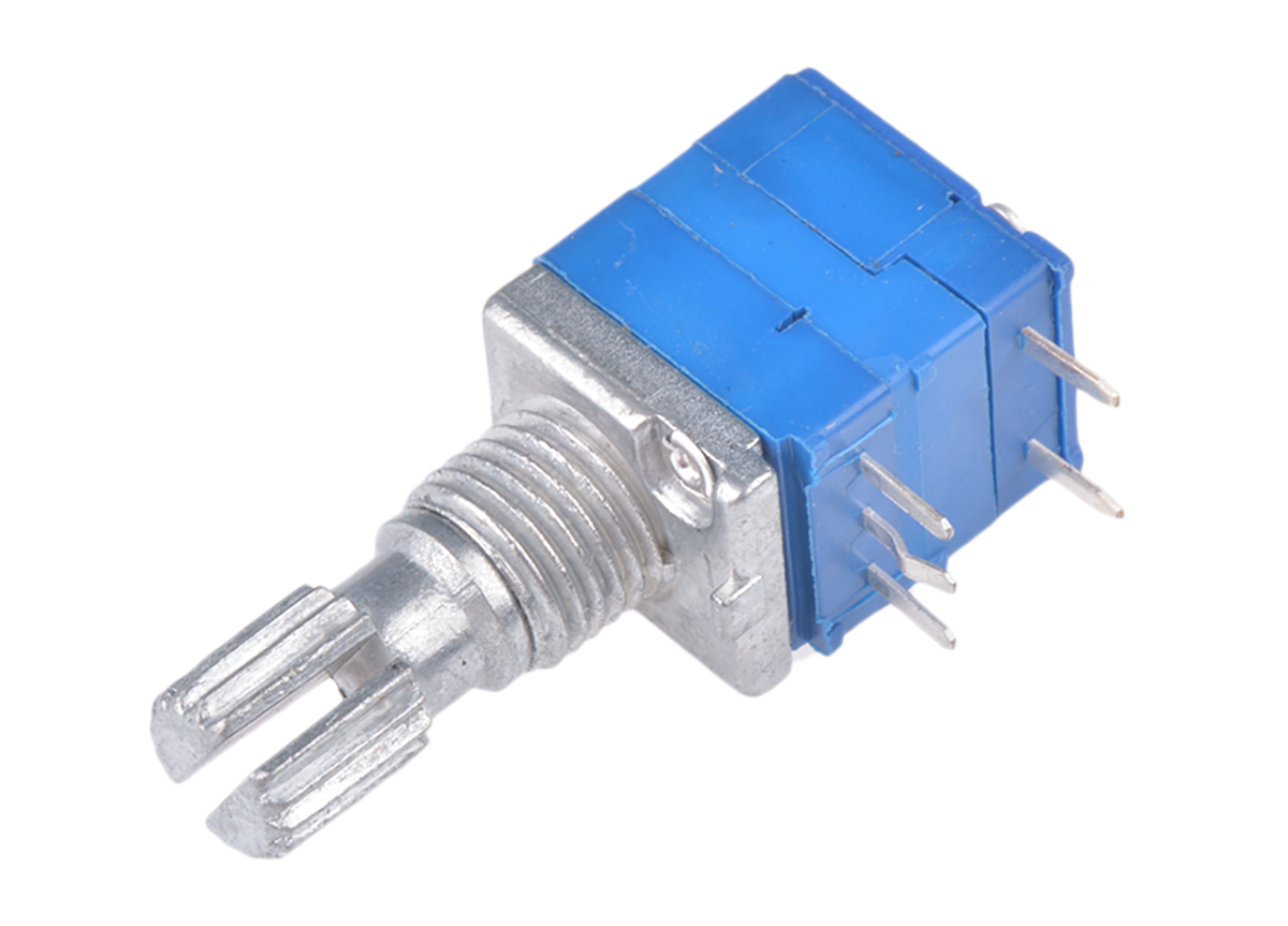 Bourns PTR90 10kΩ Rotary Potentiometer 1-Gang Through Hole, PTR901-2015K-B103