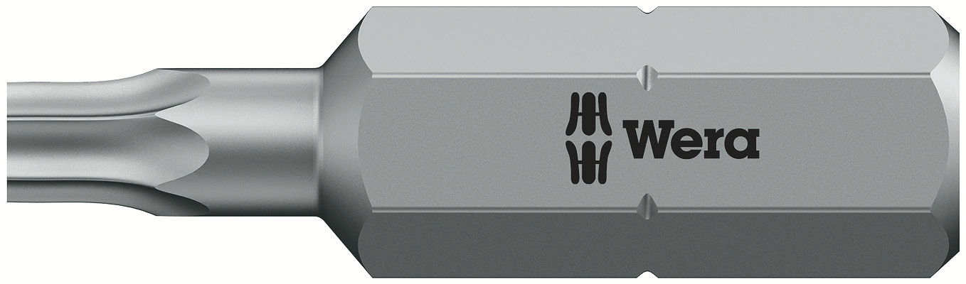 Wera Tamperproof Torx Screwdriver Bit, T15 Tip