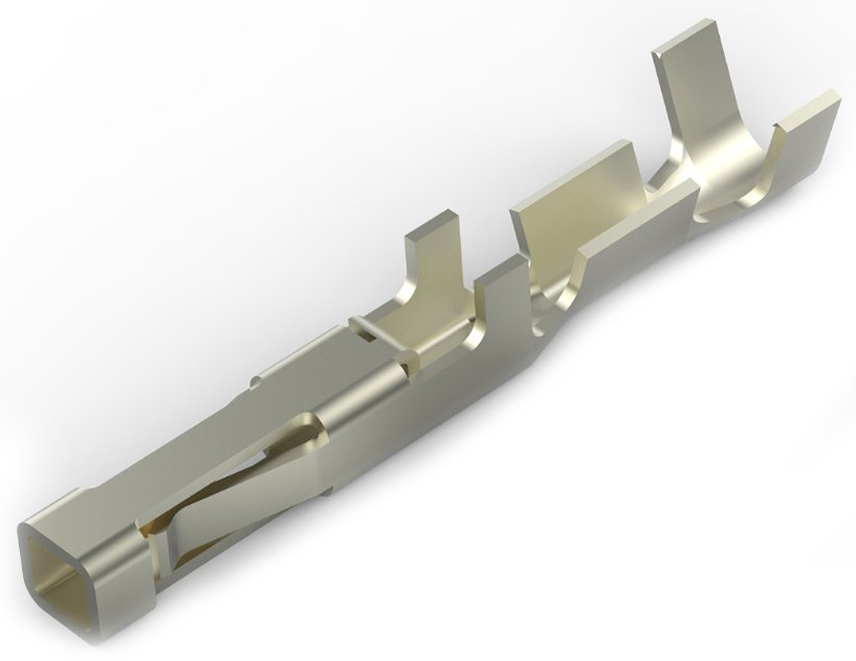 TE Connectivity Micro MATE-N-LOK Series Female Crimp Terminal, 30AWG Min, 26AWG Max