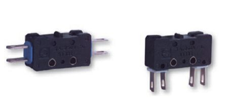 Crouzet Plunger Microswitch, Solder/Quick Connect Terminal, 6 A, SPDT, IP40
