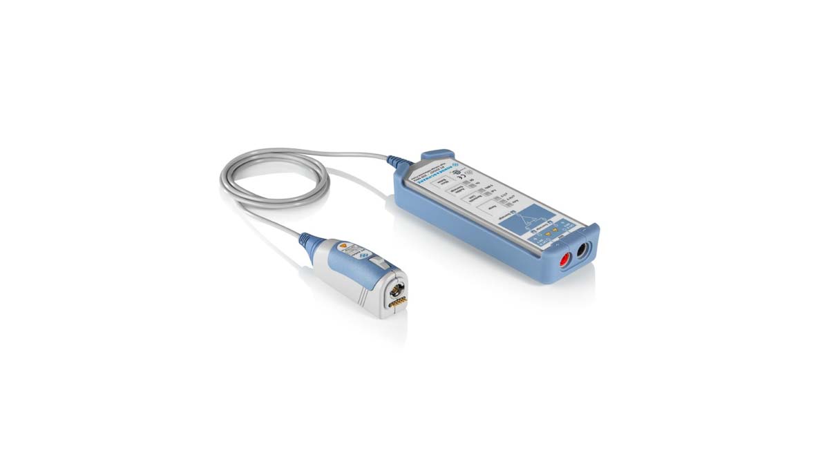 Rohde & Schwarz RT-ZHD Oscilloscope Probe, Differential Type, 100MHz, 100:1, 1000:1, BNC Connector
