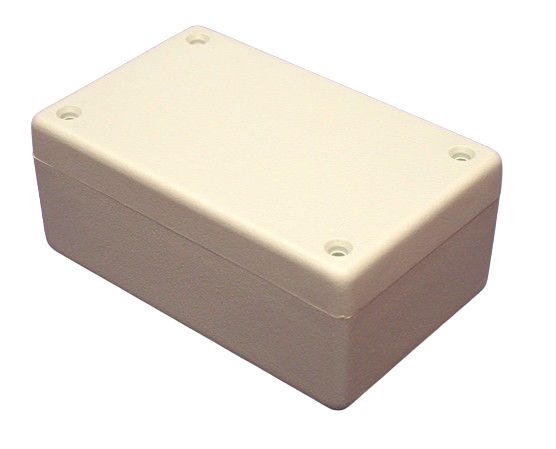 Hammond 1594 Series Light Grey Flame Retardant ABS Enclosure, IP54, Light Grey Lid, 104 x 66 x 33mm