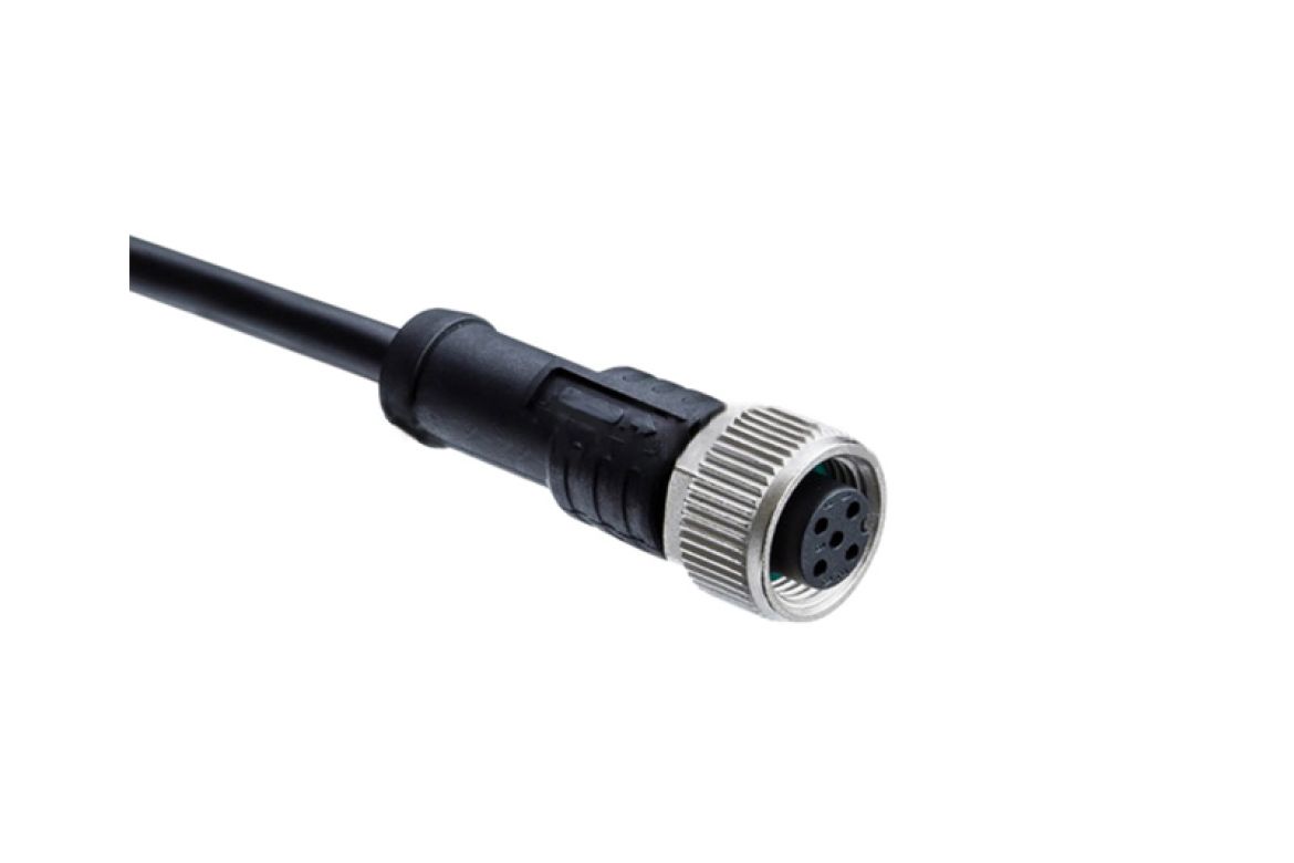 Amphenol Industrial Industrial Circular Connector, 8 Contacts, Threaded, M12 Connector, Socket, Female, IP68, IP69K, M