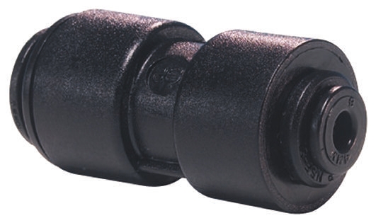 John Guest PM Series Reducer Nipple, Push In 8 mm to Push In 4 mm, Tube-to-Tube Connection Style