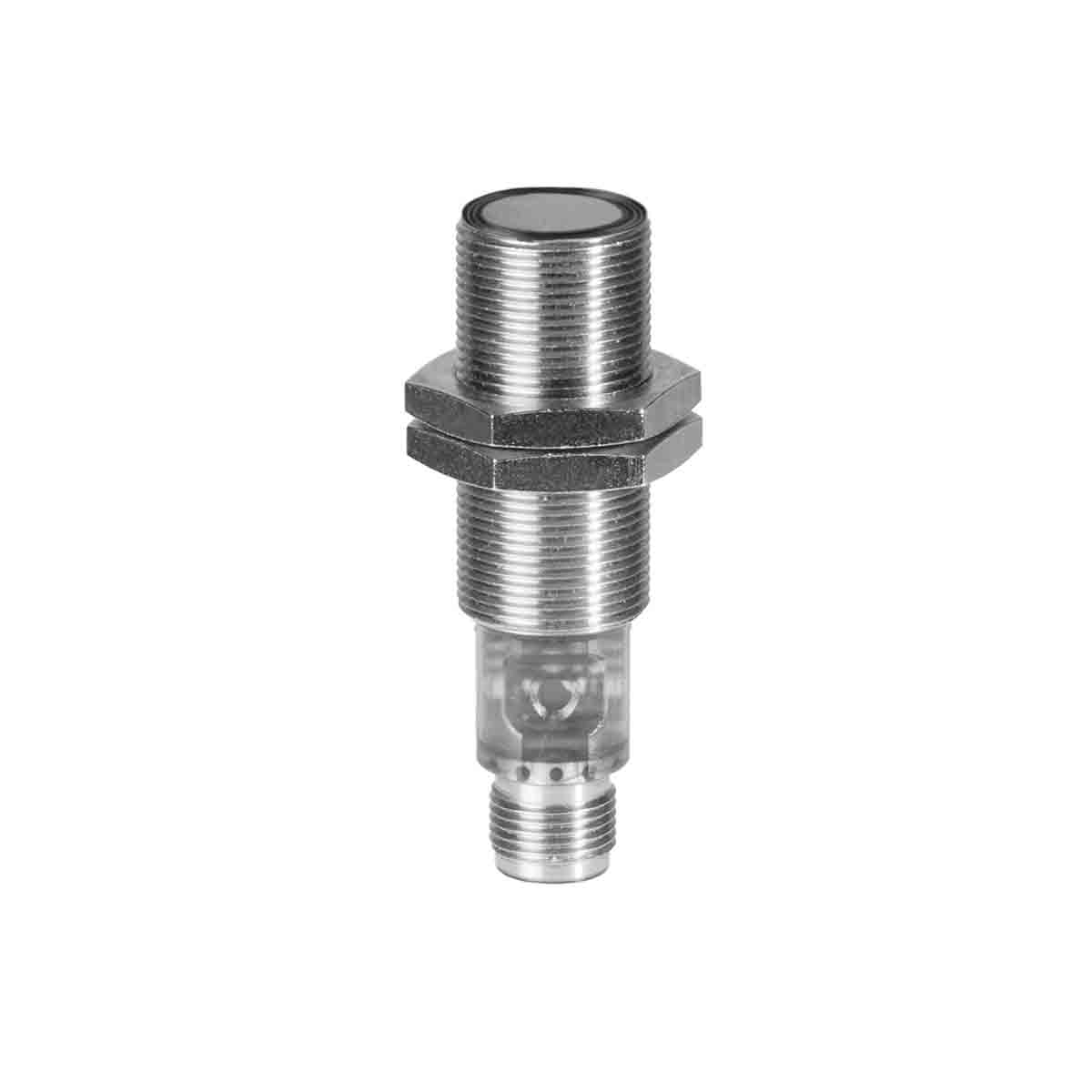 Baumer Ultrasonic Threaded Barrel Proximity Sensor, M18, 1 m Detection, IO-Link, 12 → 30 V dc