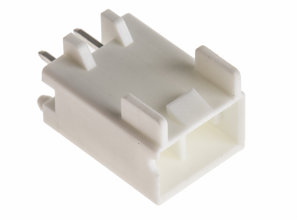 Hirose DF33C Series Straight Through Hole PCB Header, 2 Contact(s), 3.3 mm Pitch, 1 Row, Shrouded
