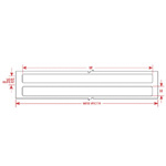 Brady B-7606 White Label Roll, 57.15mm Width, 50.8mm Height, 8820Per Roll Qty