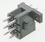 ITT Cannon Trident Series Straight Through Hole Multiway Connector, 3 Contact(s), 5.08 mm Pitch, 1 Row, Shrouded