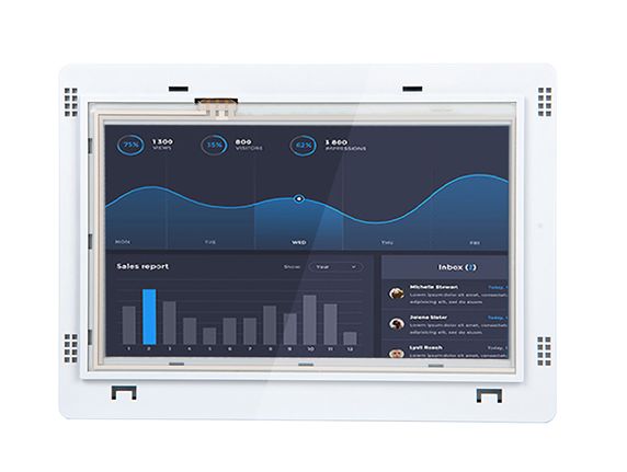 RS PRO Touch-Screen HMI Display - 7 in, TFT LCD Display, 800 x 480