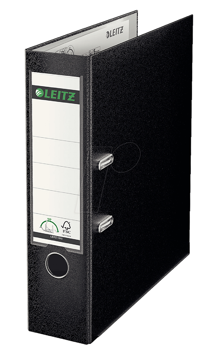 Leitz Black A4 Lever Arch Ring Binder