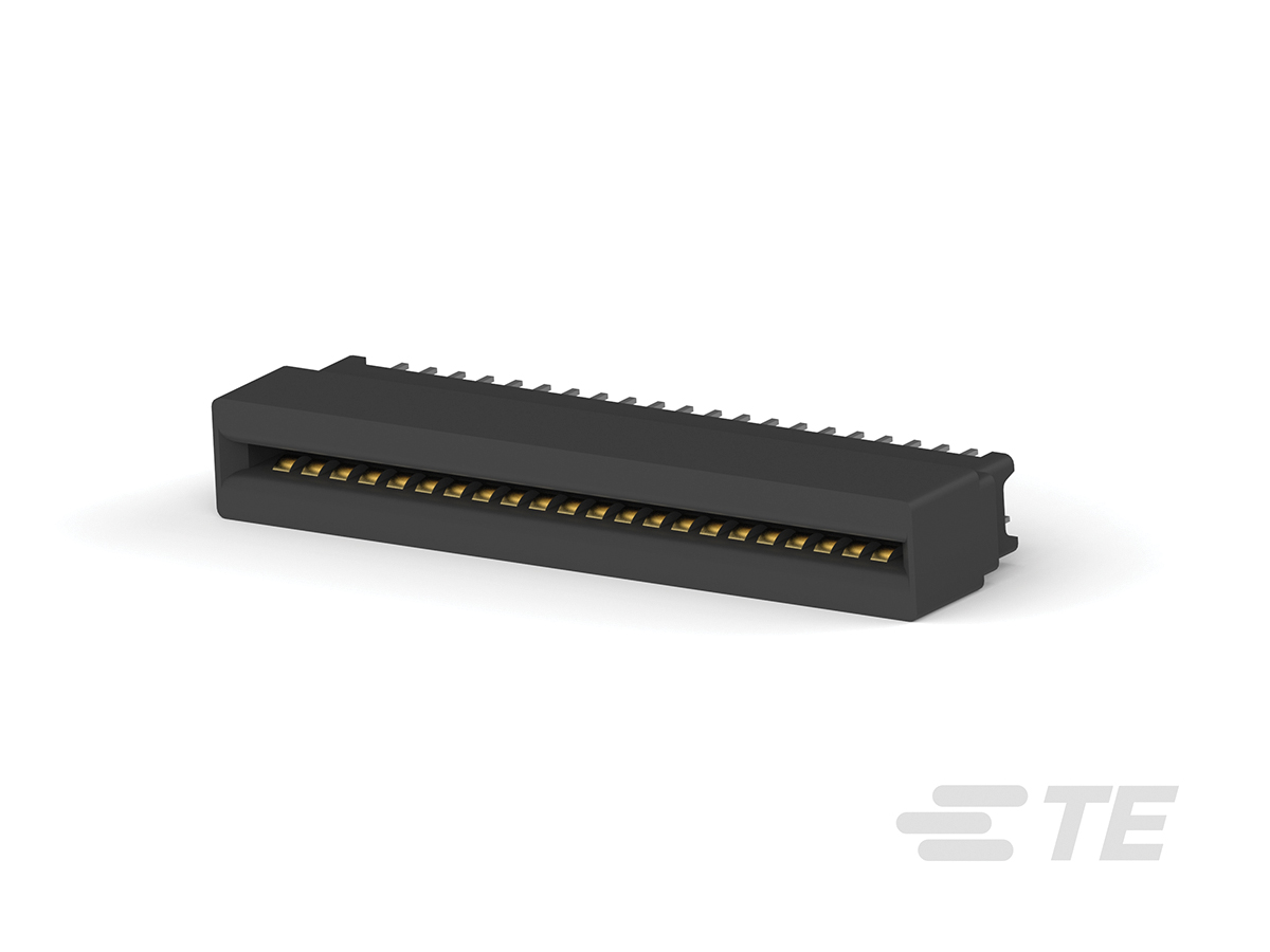 TE Connectivity Vertical Female Edge Connector, PCB Mount, 44-Contacts, 2.54mm Pitch, 2-Row, Solder Termination