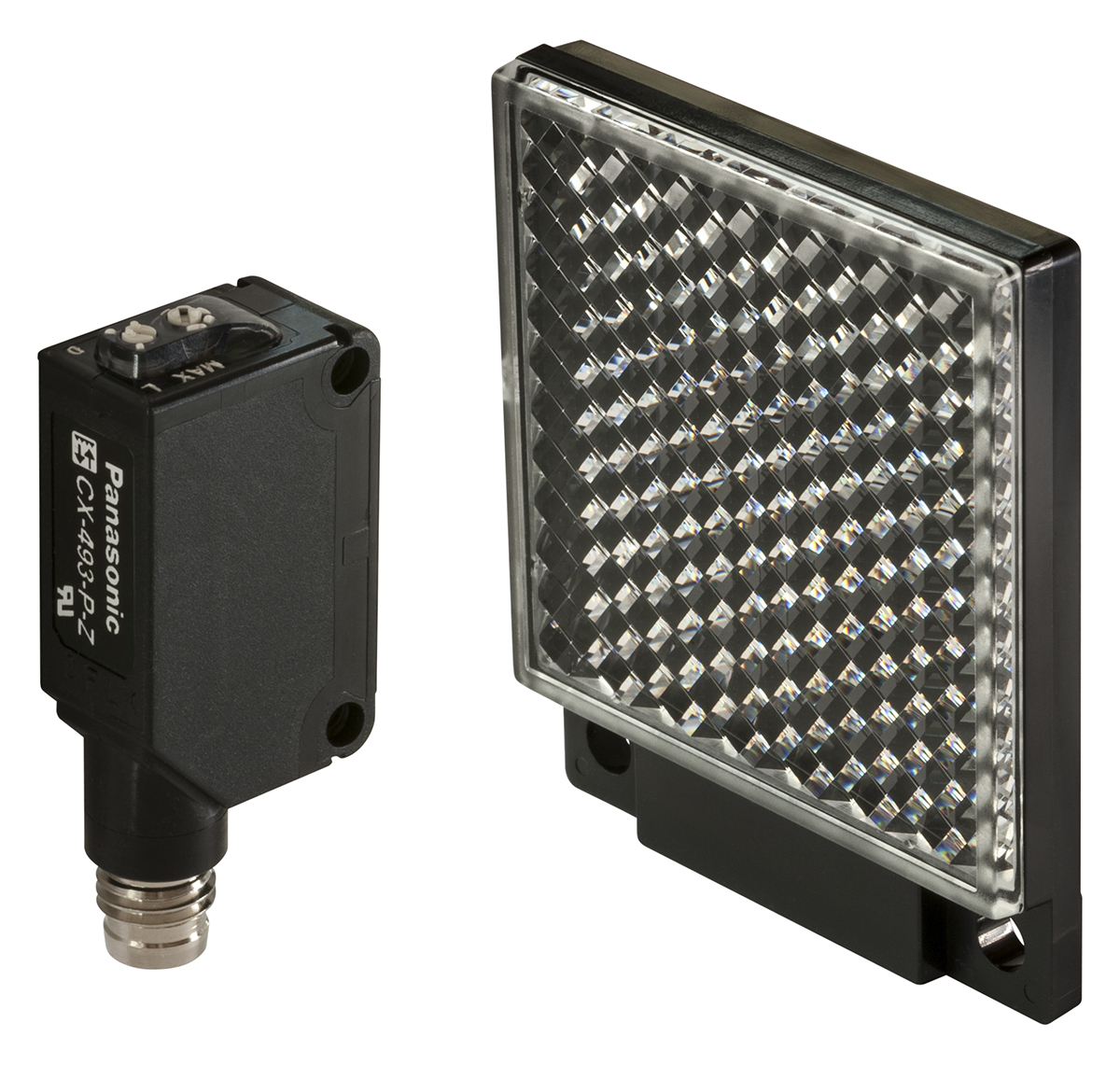 Panasonic Retroreflective Photoelectric Sensor, Block Sensor, 3 m Detection Range