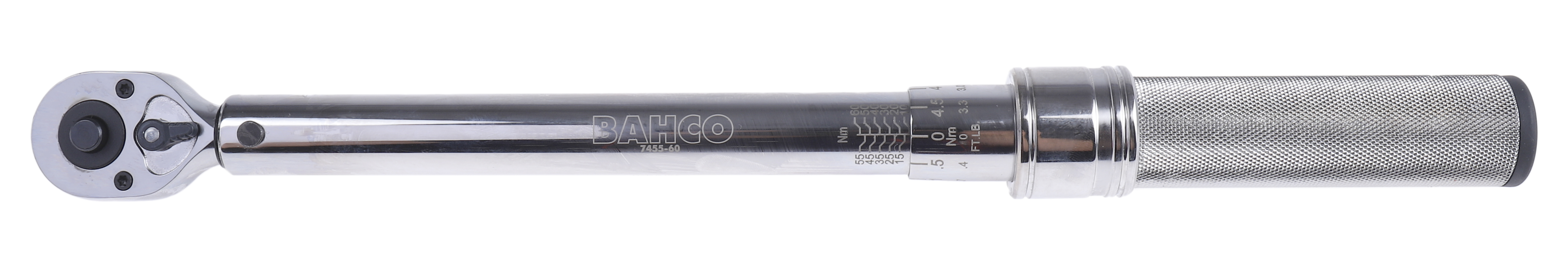 Bahco Click Torque Wrench, 10 → 60Nm, 3/8 in Drive, Square Drive