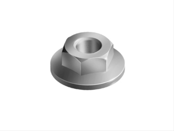 RS PRO M8 Flange Nut, Connecting Component, Strut Profile 40 mm, 45 mm, 50 mm, 60 mm, Groove Size 10mm, Round Tube Size