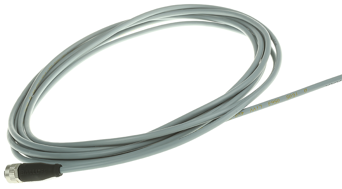 BALLUFF Female 5 way M12 x 1 to Free End Sensor Actuator Cable, 5 m