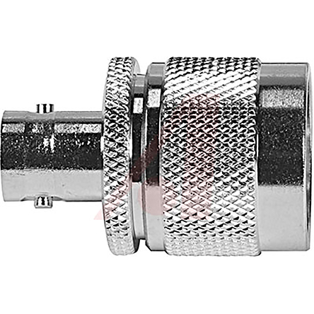 Cinch Straight 50Ω RF Adapter N Plug to BNC Socket 4GHz
