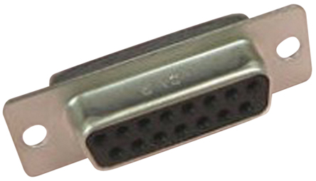 JAE 15 Way Panel Mount D-sub Connector Socket