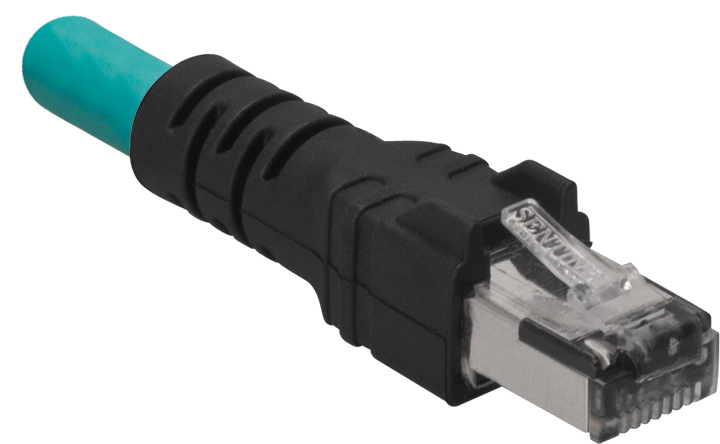 TurckFKFD, 500mm Cat5e, Blue M12 to Female RJ45 Male Unshielded, Terminated TPE Sheath
