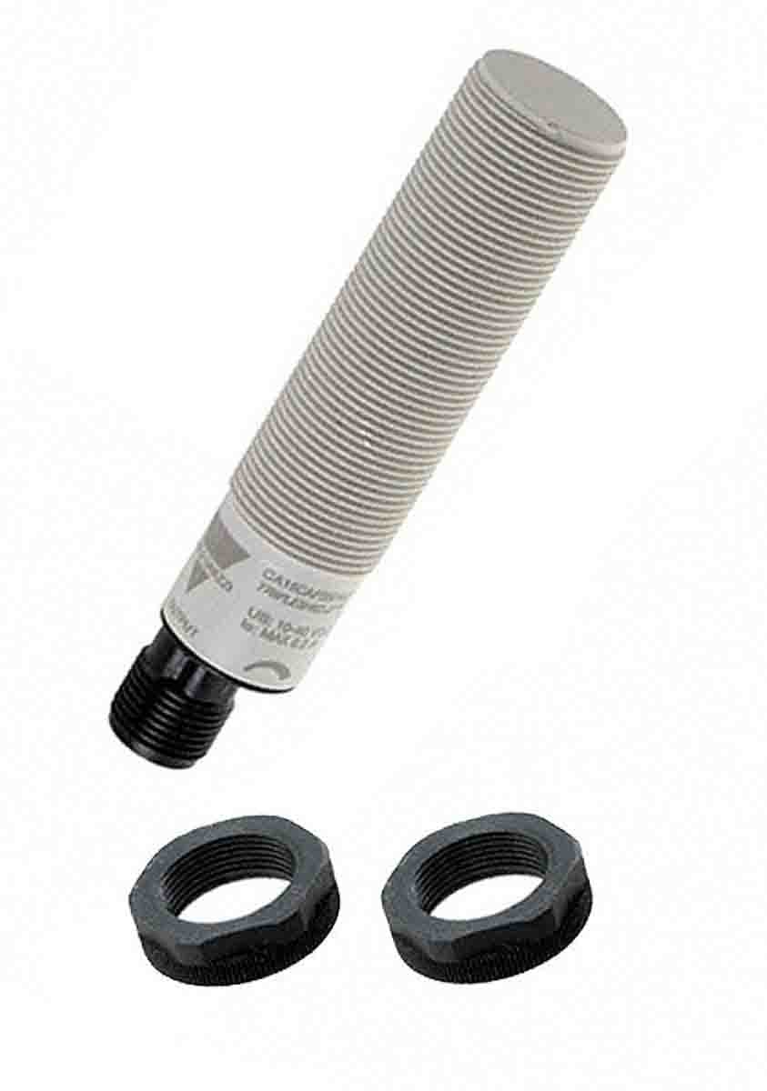 Carlo Gavazzi Capacitive Threaded Barrel Proximity Sensor, M18, 12 mm Detection, PNP NO+NC, 10 → 40 V dc